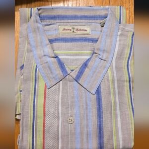 Tommy Bahama Men's Multicolor Striped Shirt